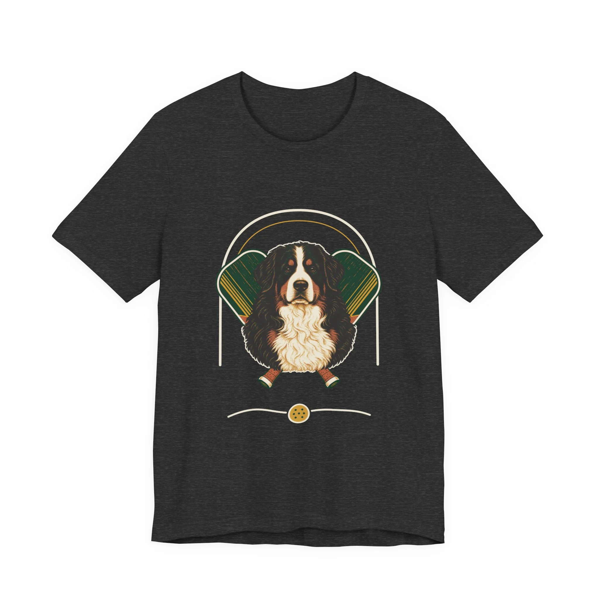 Bernese Mountain Dog Pickleball T-Shirt – view 9