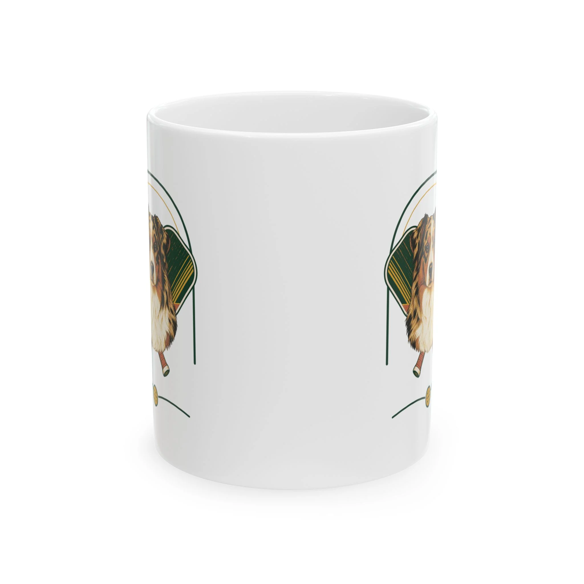 Australian Shepherd Pickleball Mug