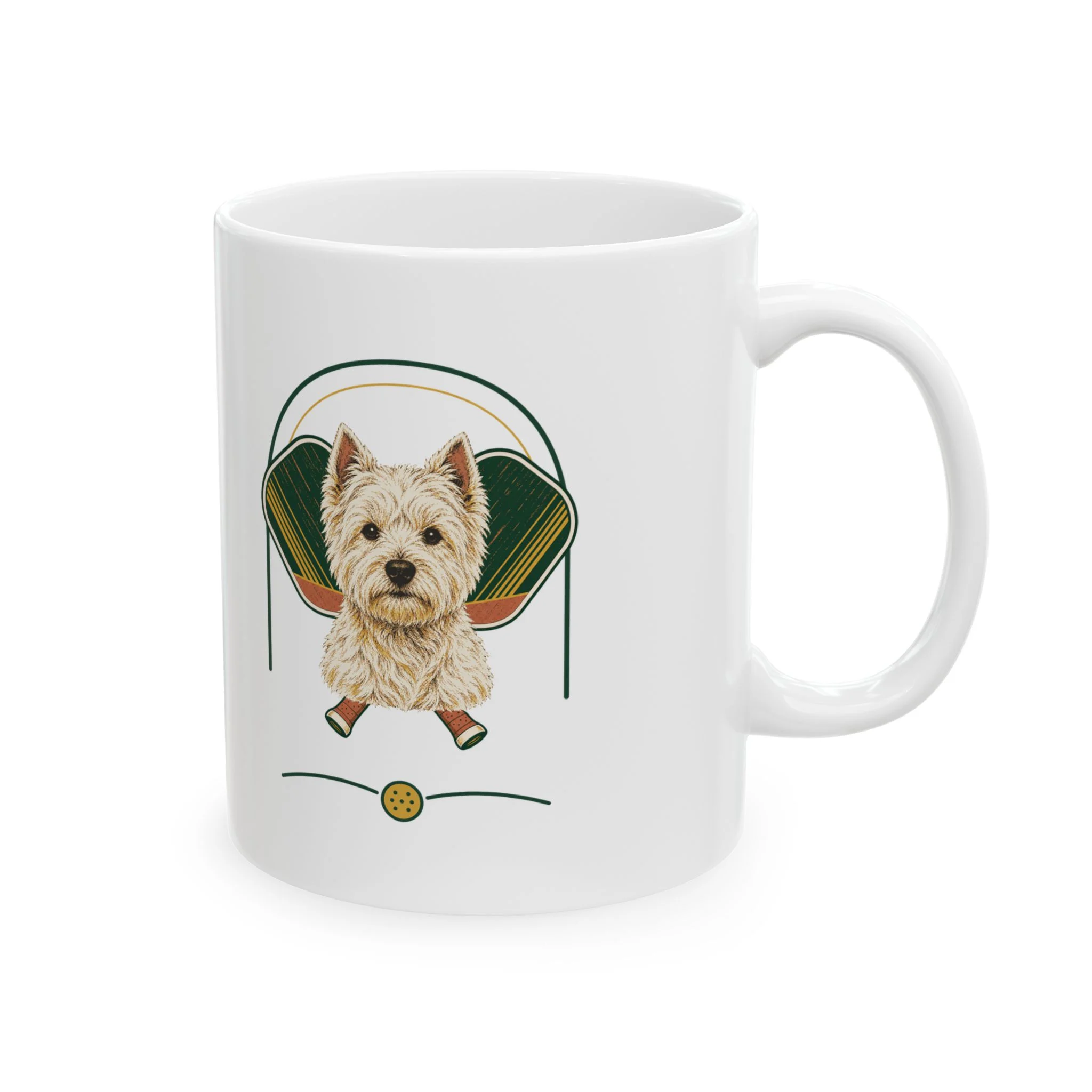 West Highland White Terrier Pickleball Mug – view 4