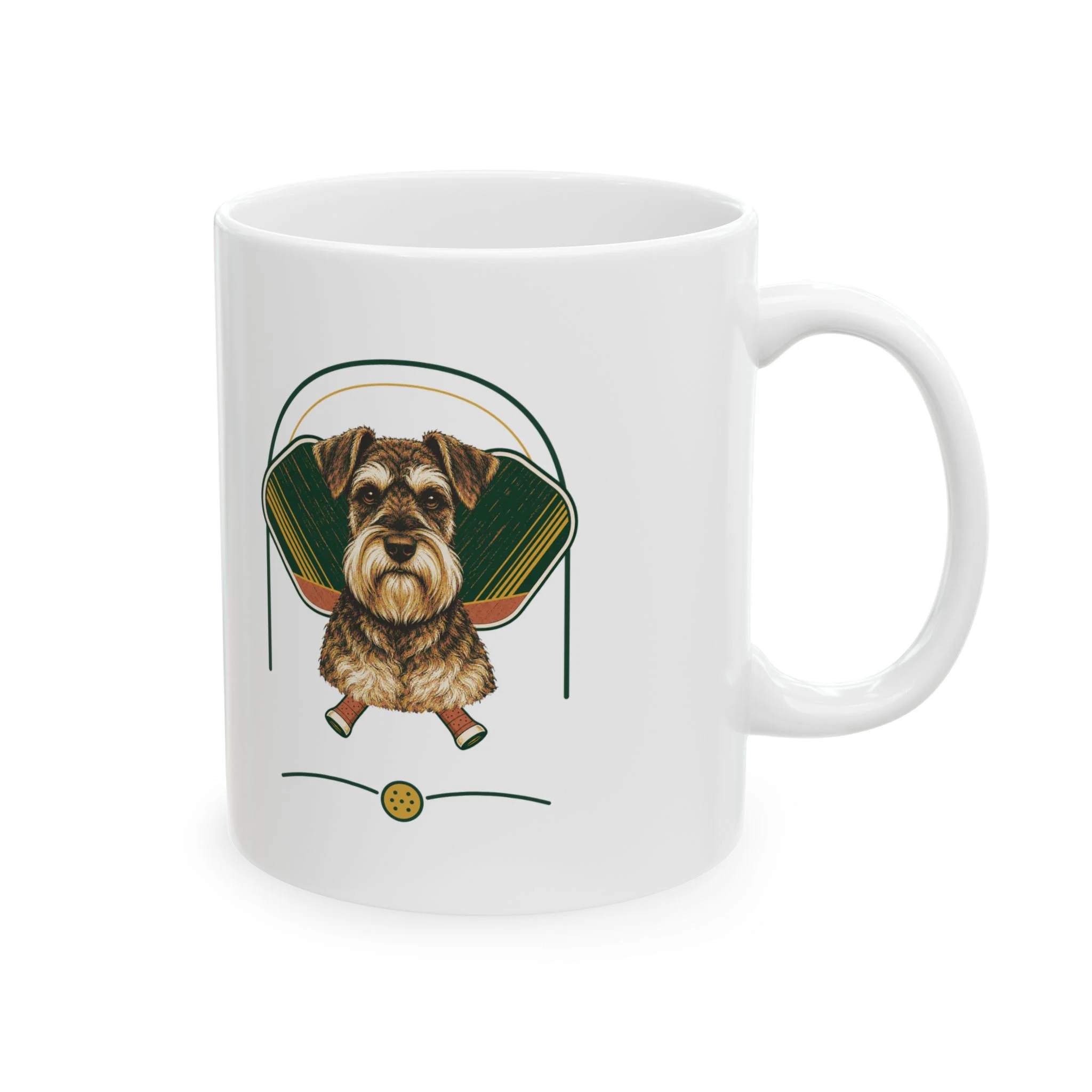 Miniature Schnauzer Pickleball Mug – view 4