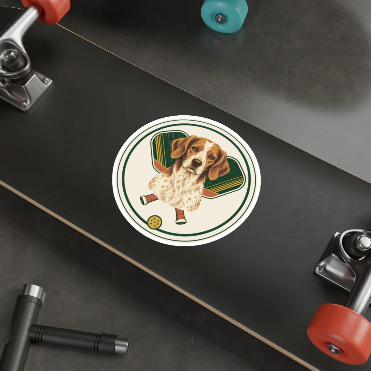 Brittany Pickleball Sticker – view 3