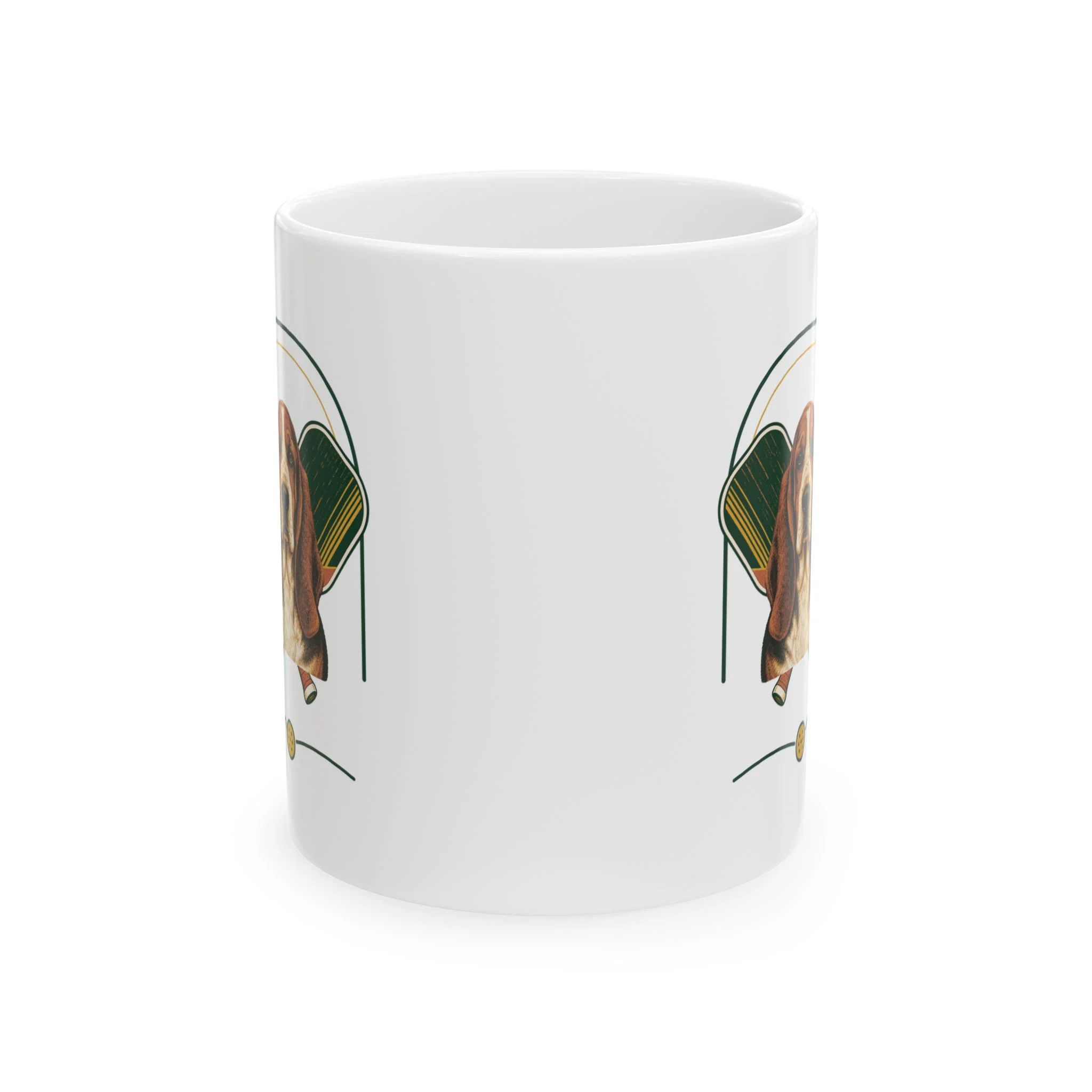 Basset Hound Pickleball Mug