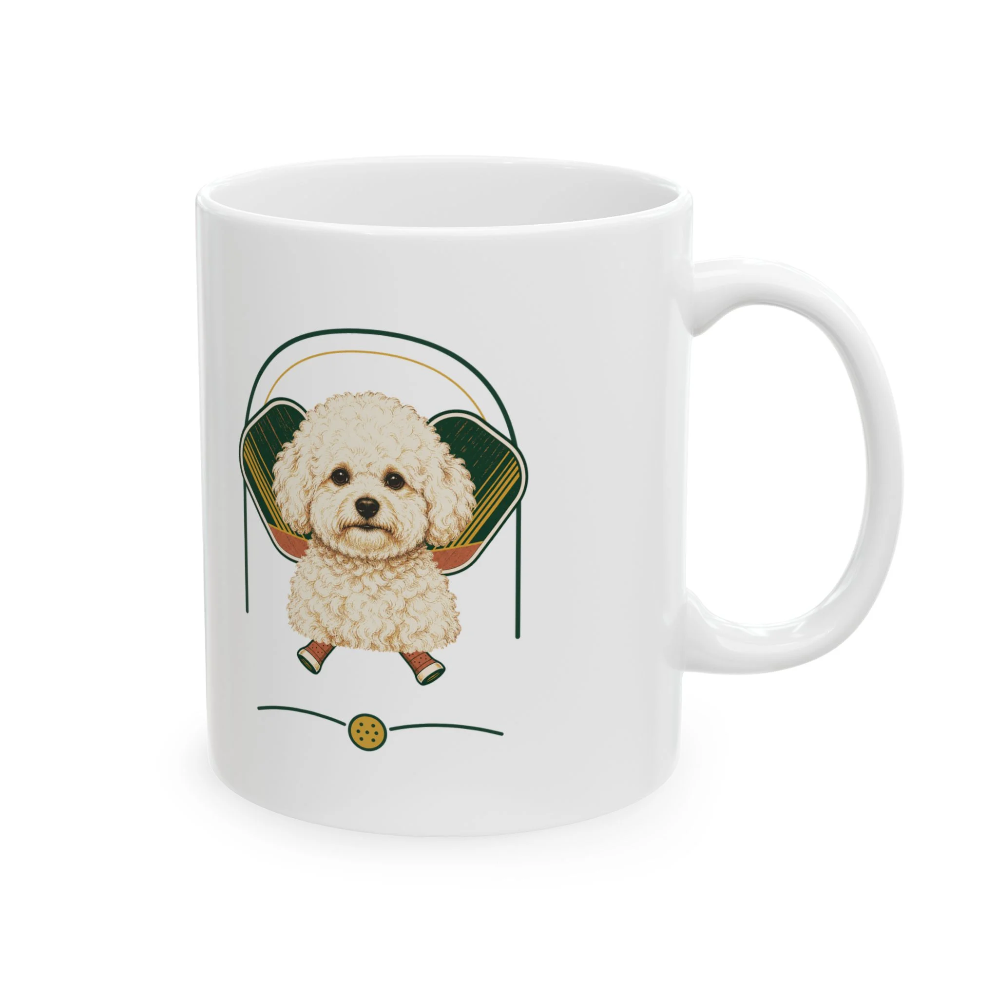 Bichon Frise Pickleball Mug – view 4