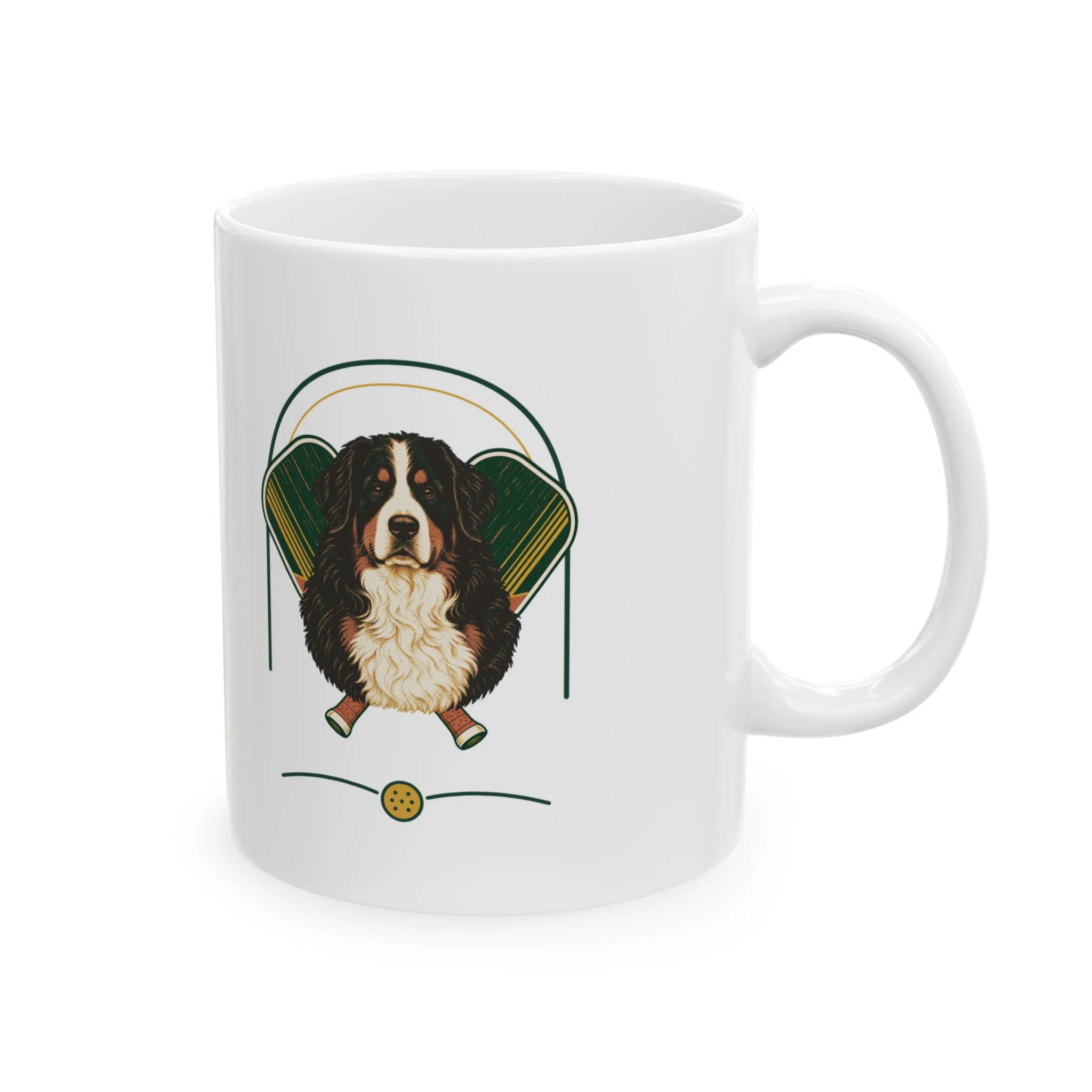 Bernese Mountain Dog Pickleball Mug – view 4