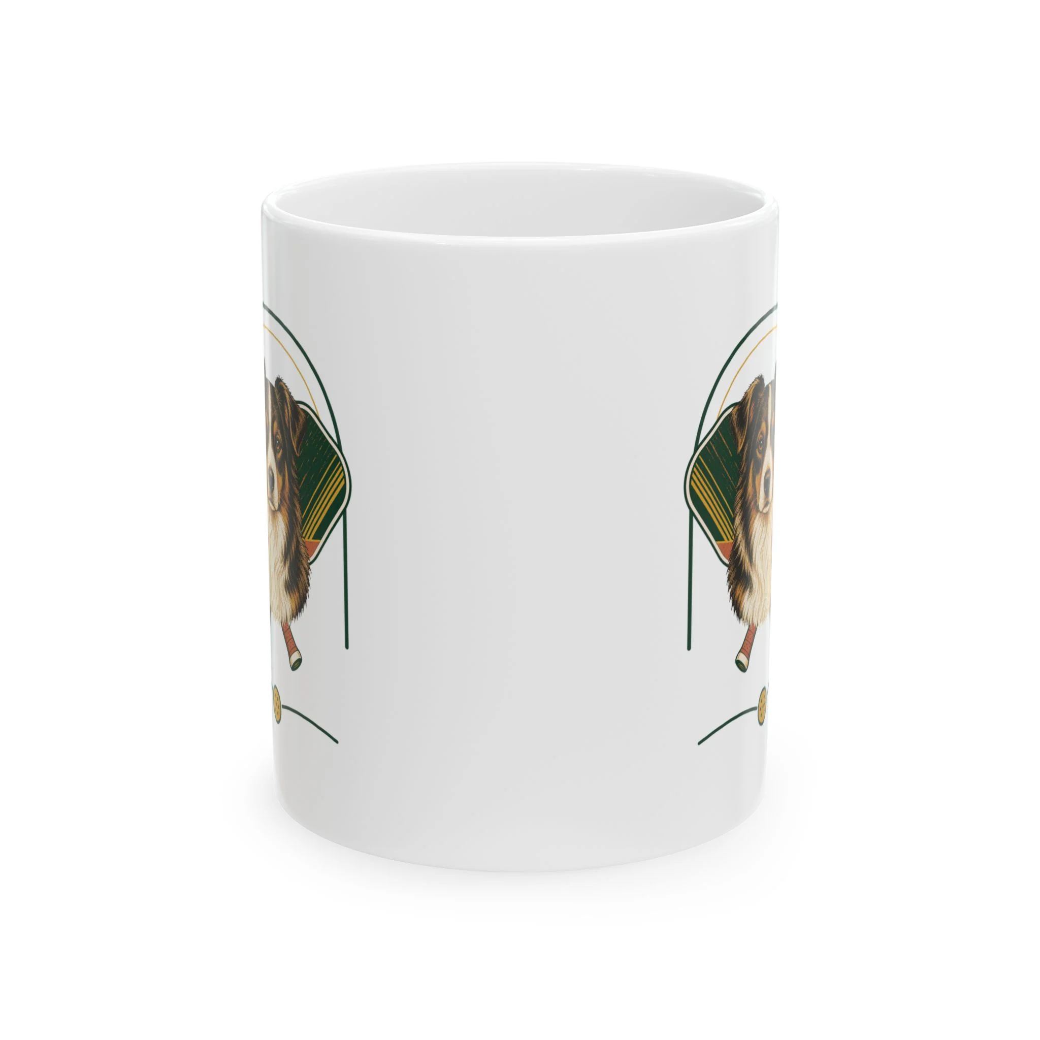 Miniature American Shepherd Pickleball Mug