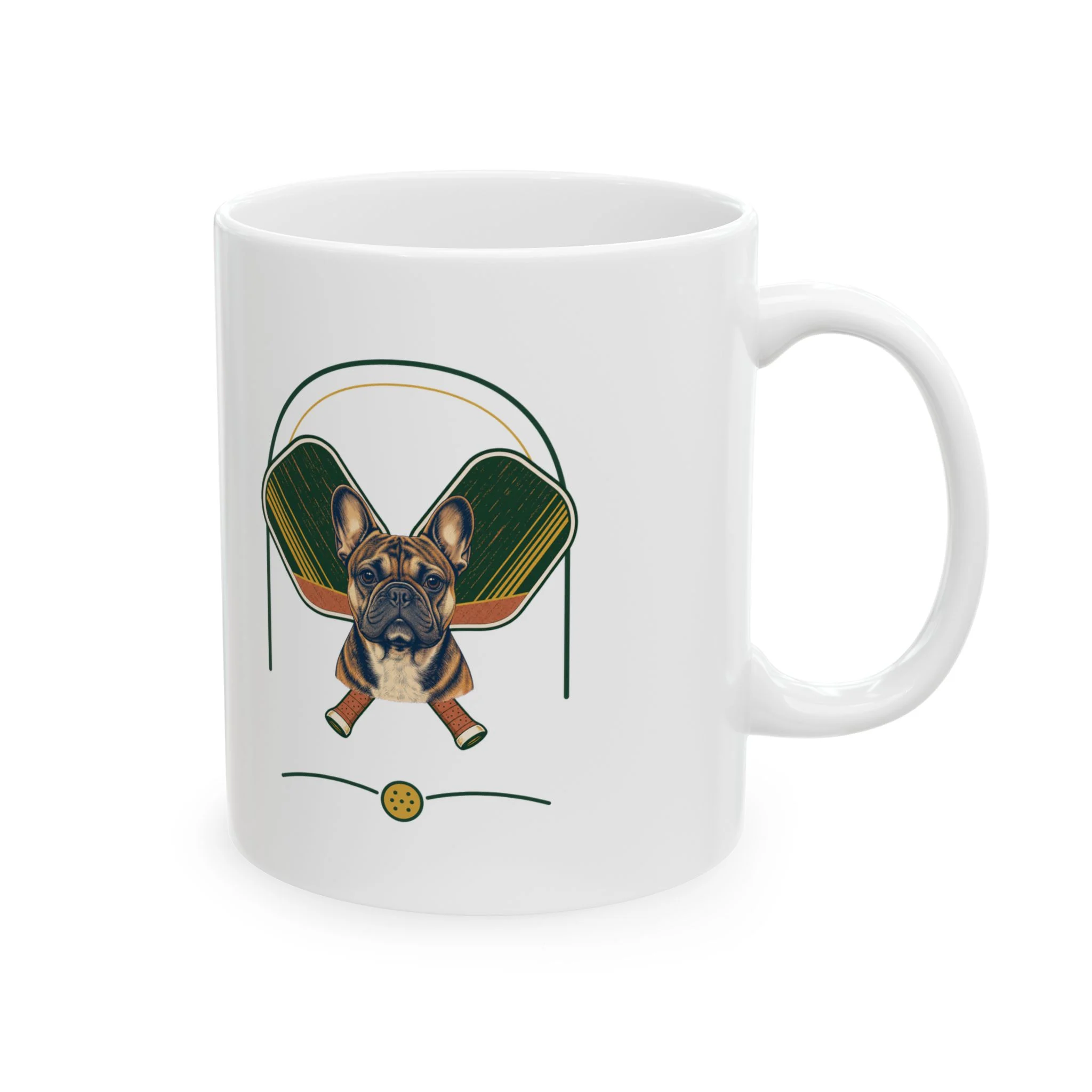 French Bulldog Pickleball Mug – view 4