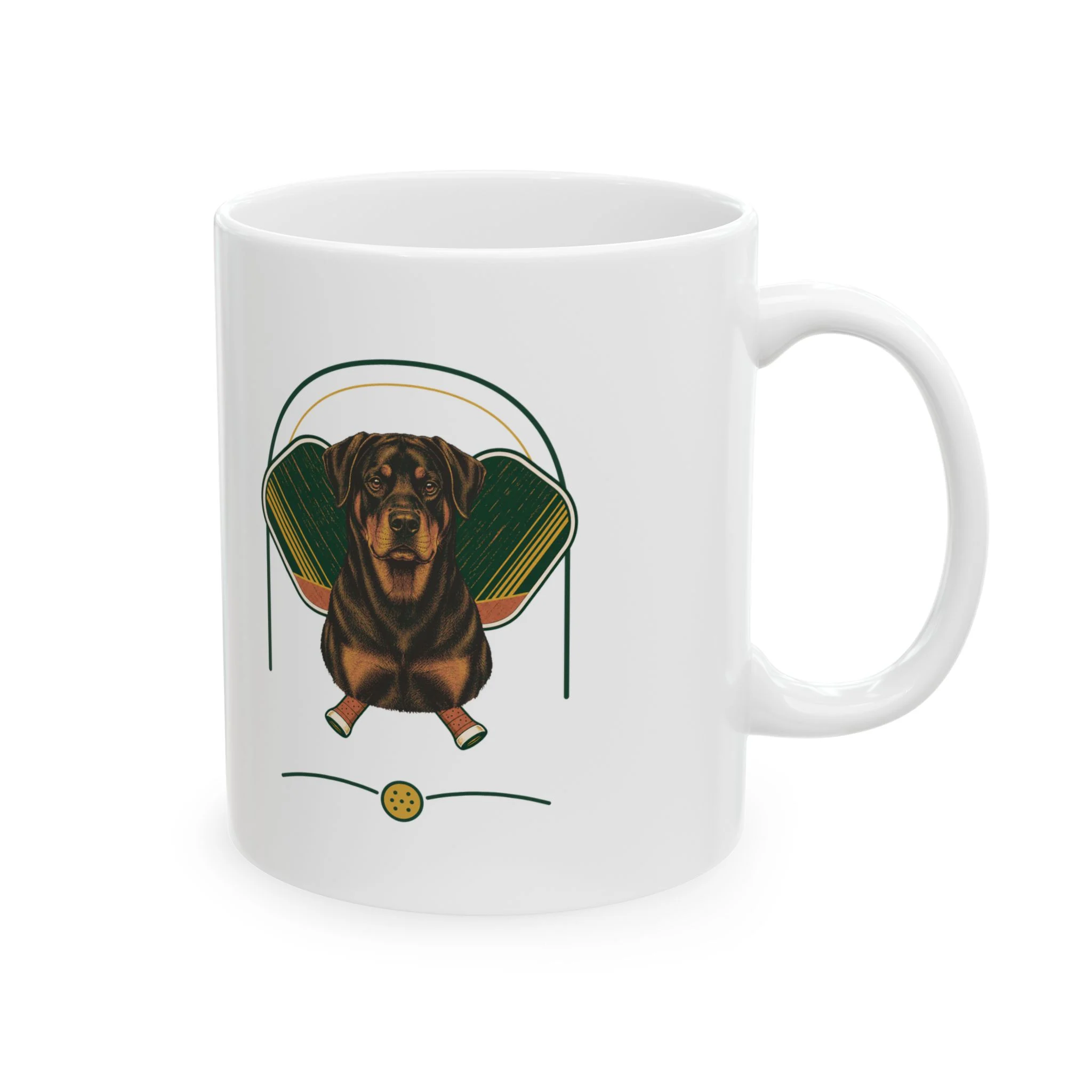 Rottweiler Pickleball Mug – view 4