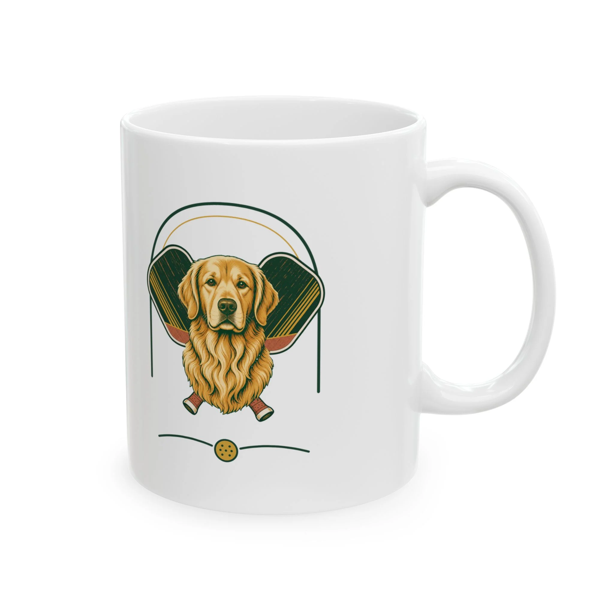 Golden Retriever Pickleball Mug – view 4