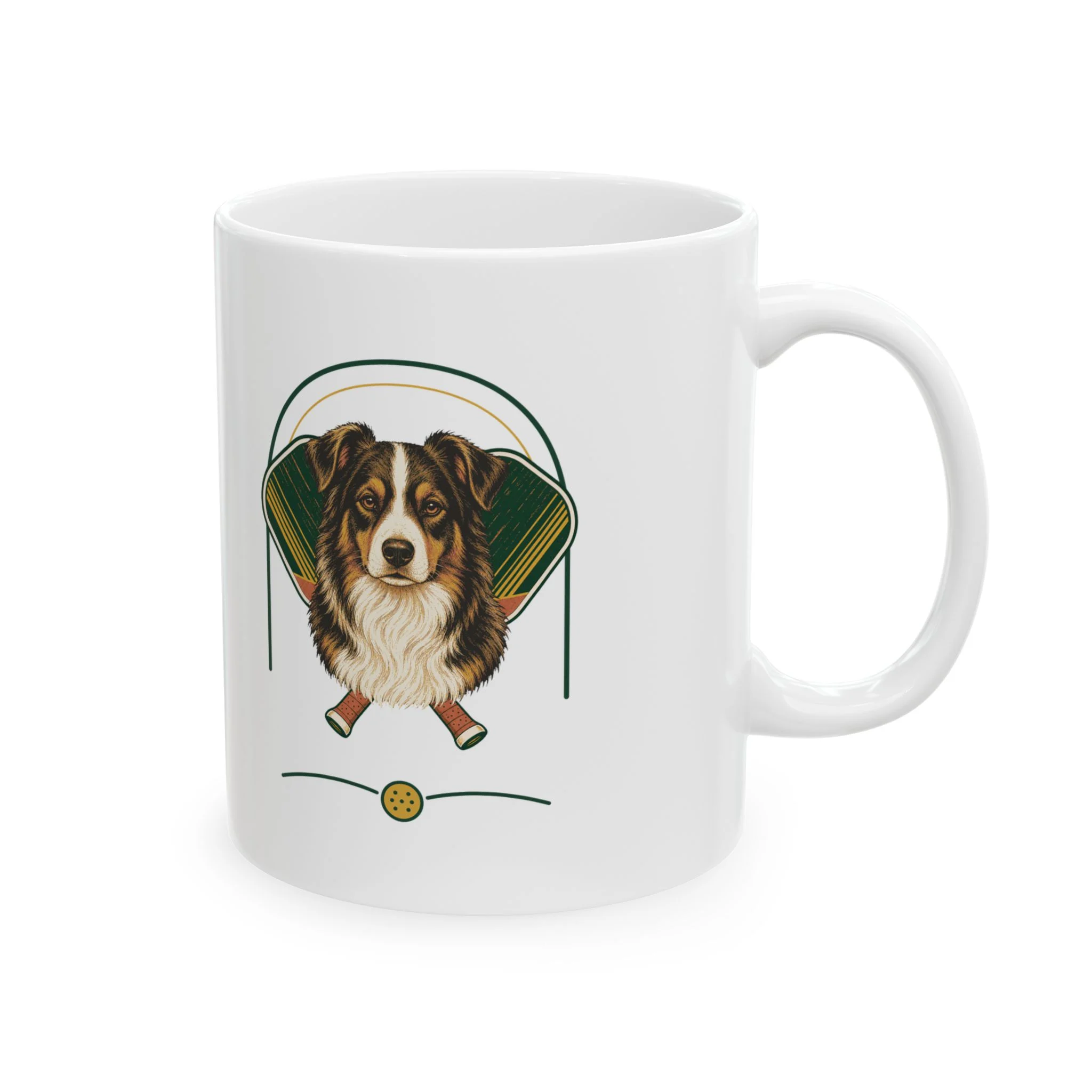Miniature American Shepherd Pickleball Mug – view 4