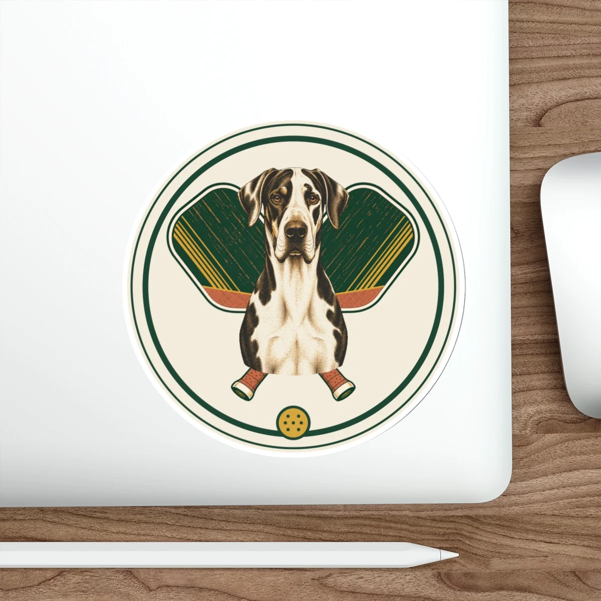 Great Dane Pickleball Sticker – view 2