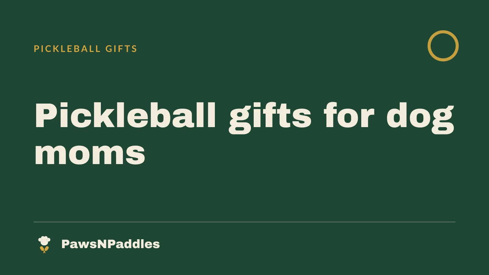 Pickleball Gifts for Dog Moms